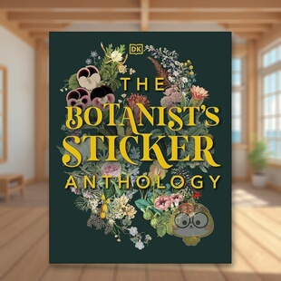 【现货】植物学家的剪贴簿The Botanist’s Sticker Anthology英文手工制作DK精装DK 进口原版书744036725书籍图书外版正版