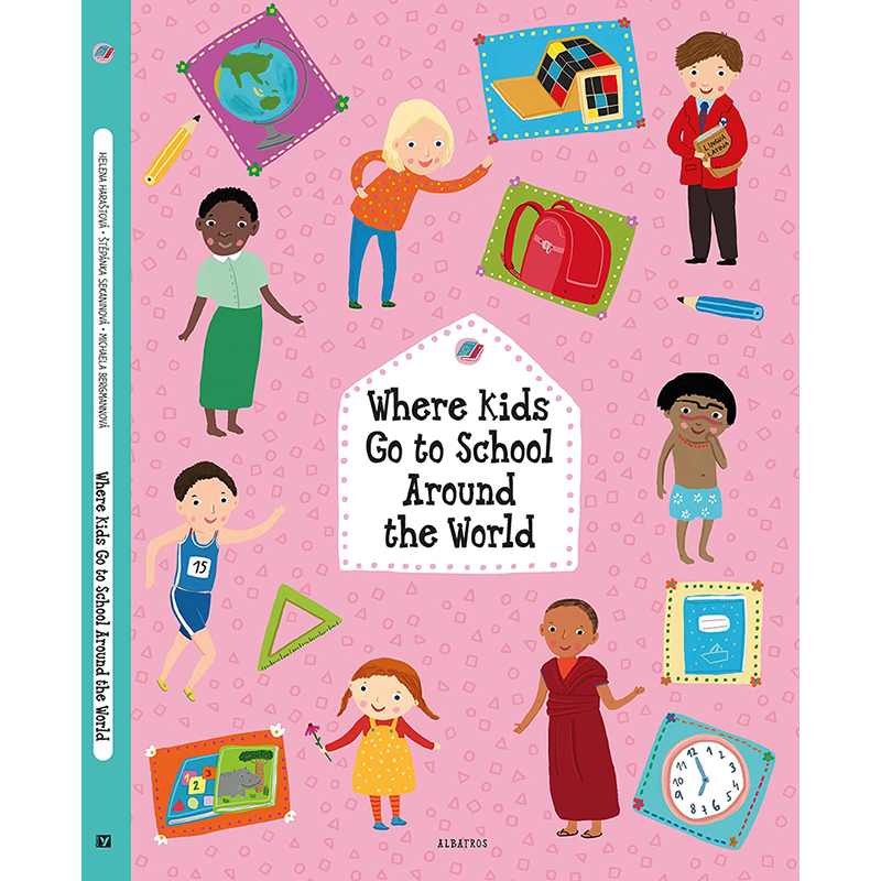 【现货】Where Kids Go to School Around the World,世界各地的孩子在哪上学 英文原版图书籍进口正版 Sekaninova 儿童绘本 书籍/杂志/报纸 艺术类原版书 原图主图