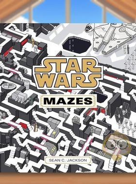 【现货】星战迷宫Star Wars Mazes英文插画原画设定集JacksonChronicle Books平装进口原版书5946书籍图书外版正版