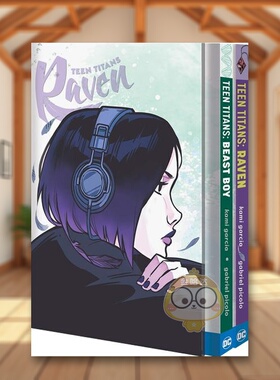 【预售】少年泰坦：乌鸦和野兽小子以及他们俩相爱的故事 盒装3册英文儿童漫画进口原版外版书精装3-6周岁Teen Titans: Raven, B书
