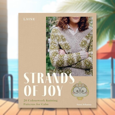 【现货】喜悦之线20 种彩色编织图案Strands of Joy 20 Colourwork Knitting Patterns for Calm英文手工制作Laine进口原版书Hard