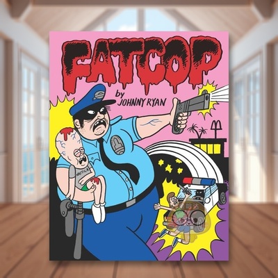 【预售】胖警察FATCOP英文漫画图书精装进口原版书Johnny Ryan Fantagraphics书籍外版正版