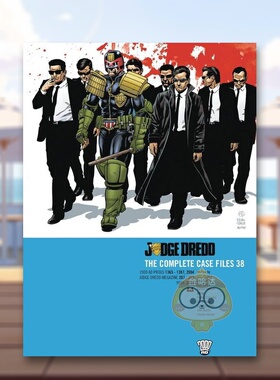 【预售】迪克判官完整案件档案38英文漫画John WagnerJohn Wagner进口原版书平装14岁以上Judge Dredd The Complete Case Files书