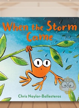 【现货】暴风雨来临时英文儿童绘本插画师进口原版书精装When the Storm Came Chris Naylor-Ballesteros著Andersen Press出版书籍