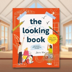 Book see 现货 Looking artist英文儿童漫画3 Luc Get 观看之书像艺术家一样看世界The world the inspired 6岁平装 like