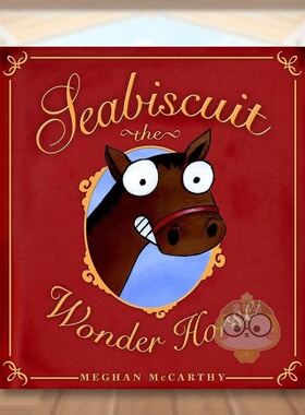 【预售】奔腾年代黑骏马Seabiscuit the Wonder Horse英文儿童绘本交通工具城市人文3-6岁平装Meghan McCarthy进口原版书Paula Wi