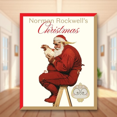 【现货】诺曼·洛克威尔笔下的圣诞 Norman Rockwell's Christmas 原版英文艺术插画原画设定集进口书籍图书外版正版