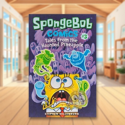 【现货】【海绵宝宝漫画】3 菠萝也闹鬼 【SpongeBob Comics】Book3：Tales from the Haunted Pineapple 原版英文儿童漫画进口书