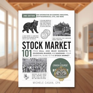 股市 CaganAdams书籍 101Michele 101 现货 Adam101系列 Series 英文商业行销进口原版 新版 Market 书精装 Stock Adams