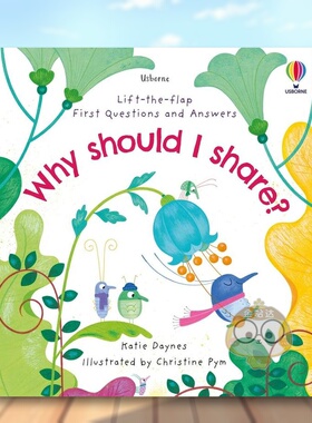 【现货】【翻翻书】为什么我需要分享 【Lift-the-Flap】Why Should I Share? 原版英文儿童章节书进口书籍图书外版正版