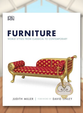 【预售】家具：世界经典及当代风格 Furniture : World Styles From Classical to Contemporary 原版英文室内设计装饰进口书籍图
