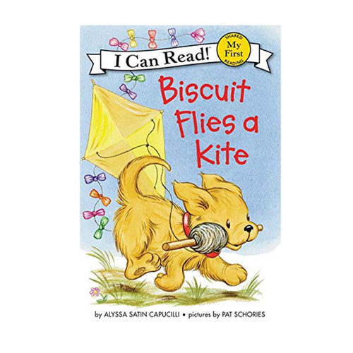【现货】Biscuit Flies a Kite，饼干放风筝 英文原版图书籍进口正版 Capucilli 儿童分阶阅读