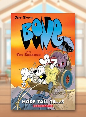 【预售】更多传奇故事图画小说More Tall Tales A Graphic Novel 英文儿童漫画9-12岁平装进口原版书Jeff Smith Graphix书籍图书外