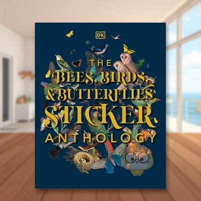 【现货】【DK贴纸书】蜜蜂小鸟蝴蝶【DK Sticker Anthology】The Bees Birds & Butterflies英文贴纸书进口原版图书DK精装DK书籍外