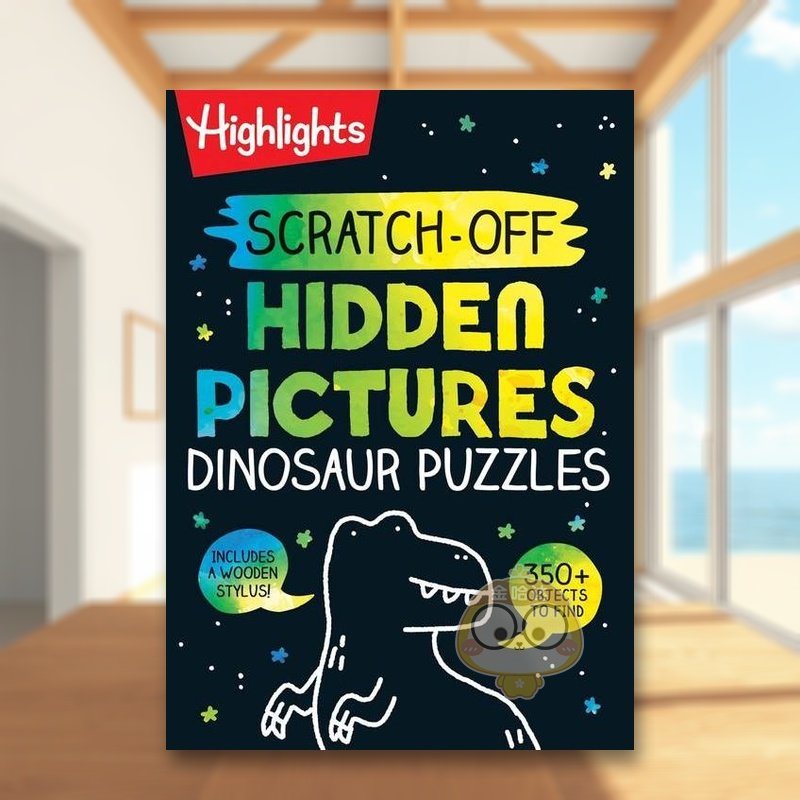 刮刮隐藏图片恐龙拼图（刮刮活动