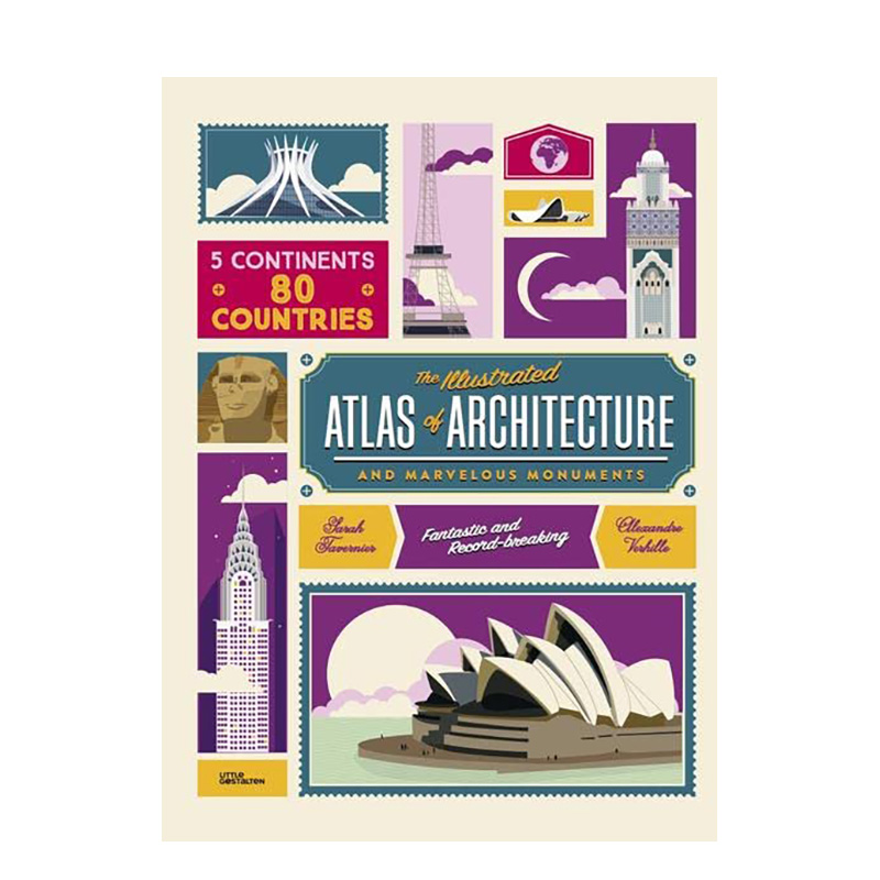 【现货】建筑地图集和宏伟的纪念碑 Atlas of Architecture and Marvellous Monuments 英文原版进口外版图书