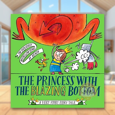 【预售】燃烧的波哈公主英文儿童绘本虚构类进口原版书3岁-6岁精装Princess With The Blazing BohaBEACHSimon & Schuster UK书籍