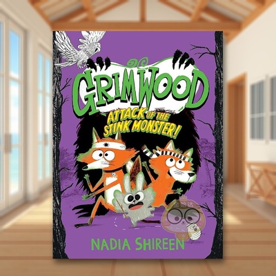 【预售】格里姆伍德臭怪物的攻击精装英文漫画进口原版书精装14岁以上Grimwood: Attack of the Stink Monster! Nadia Shireen S书