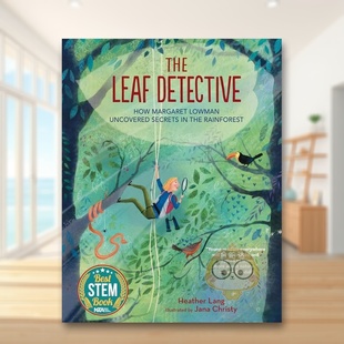 Christy进口原版 Creek书籍 Leaf Heather Lang 6岁精装 树叶神探The Detective英文儿童绘本动物生态环保3 书Calkins Jana 现货