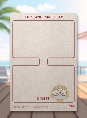 【预售】紧迫的问题8 Pressing Matters 8 原版英文建筑设计进口书籍图书外版正版