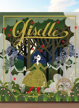 【现货】【法国插画师Charlotte Gastaut】吉赛尔Giselle英文儿童绘本插画师6-9岁精装Charlotte Gastaut 进口原版书Tate Publish