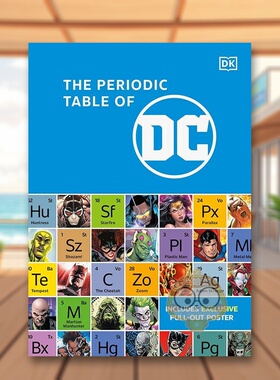 【预售】DC元素周期表The Periodic Table of DC英文漫画DK精装DK进口原版书241610619书籍图书外版正版