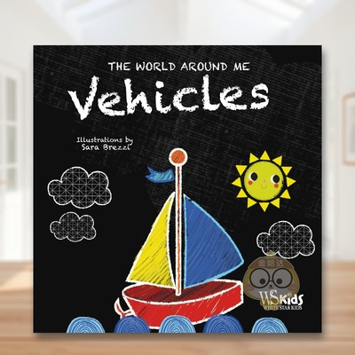 【预售】交通工具：我身边的世界 Vehicles: The World Around Me 原版英文儿童语言/概念启蒙进口书籍图书外版正版