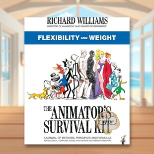 【现货】动画师的生存工具包灵活性和重量The Animator’s Survival Kit英文艺术技法与入门赏析Richard E WilliamsFaber & Faber