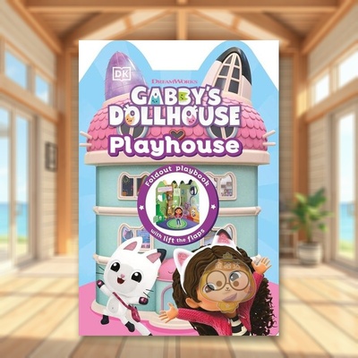 【预售】加布娃娃屋游戏屋 Gabby's Dollhouse Playhouse 原版英文儿童趣味进口书籍图书外版正版