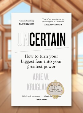 【预售】不确定 Uncertain 原版英文心灵励志进口书籍图书外版正版