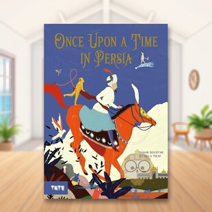 【现货】从前在波斯Once Upon A Time in Persia英文儿童绘本虚构类3-6岁精装Sahar Doustar and Daniela Tieni进口原版书Tate Pu