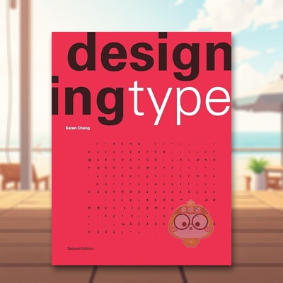 【预售】字体设计指南第二版Designing Type Second Edition英文平面设计字体图案标志Karen Cheng平装Laurence King进口原版书97