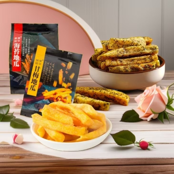 红薯干地瓜干甘梅地瓜片干脆片抖音同款地瓜条健康零食小吃,零食/坚果/特产,薯类制品,淘宝优惠券,粉丝福利购,淘宝优惠卷