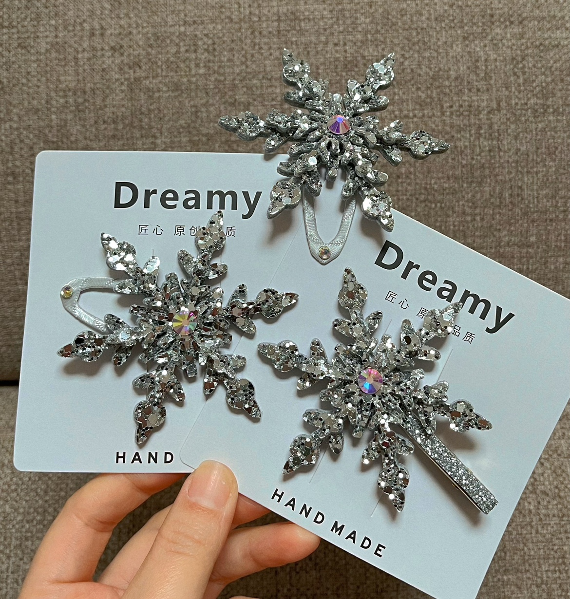 进口儿童发饰冰雪奇缘艾莎公主亮发饰