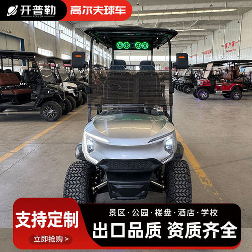 新款电动高尔夫车2-6座四轮