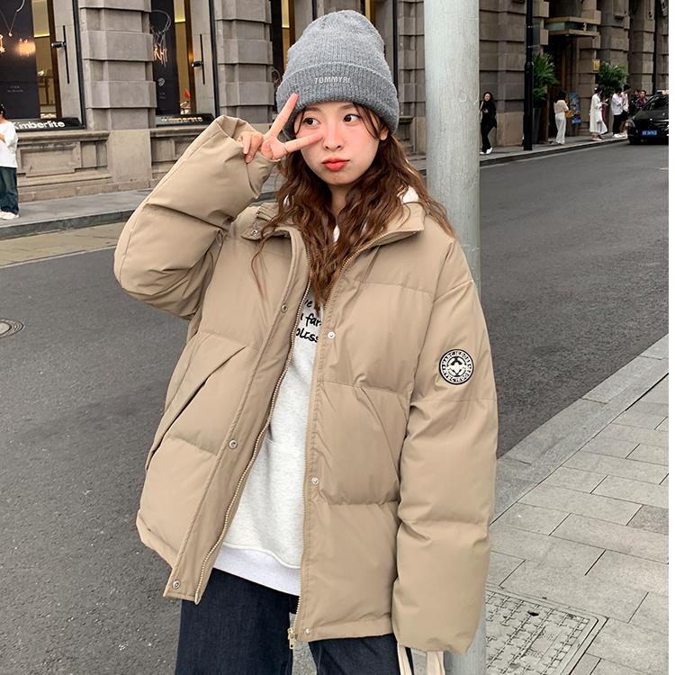 Q183#【官图】复古学院风棉服外套冬季新款美拉德穿搭派克服上衣