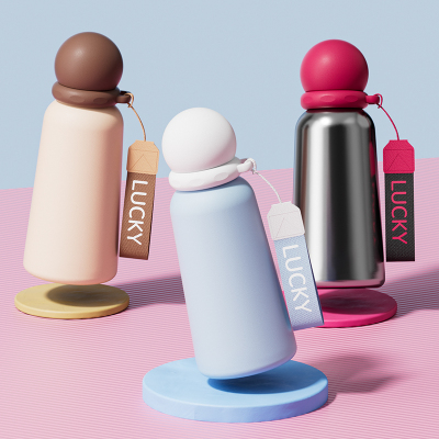 新款星球杯不锈钢保温杯350ml创意可爱学生儿童便携户外运动水杯