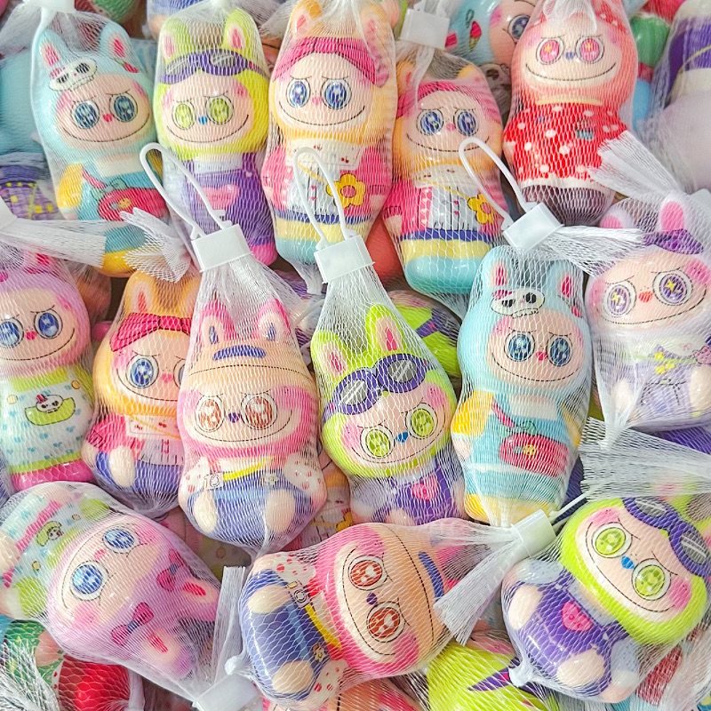 网红labubu捏捏乐慢回弹卡通玩具幼儿园儿童礼物奖品地推开学礼品