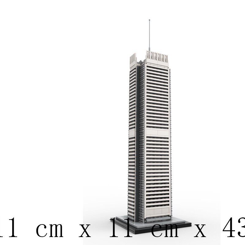 MOC-158401 纽约时报大厦 电子图纸 拼插积木 1502片