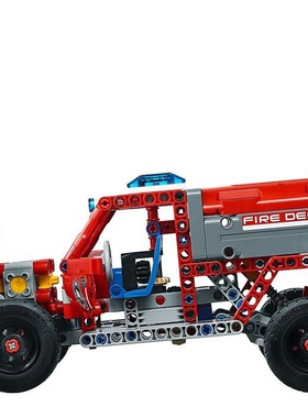 MOC-42075-1 双形态火灾救援车 电子图纸 拼插积木 595片 无贴纸