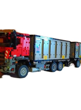 MOC-25627 1:16.5货运集装箱 电子图纸 拼插积木 974片