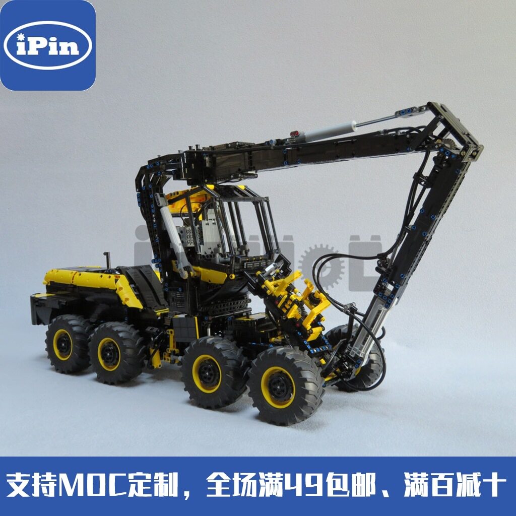 MOC-39417 大型庞赛伐木机 4266pcs 国产拼装积木 组装 遥控
