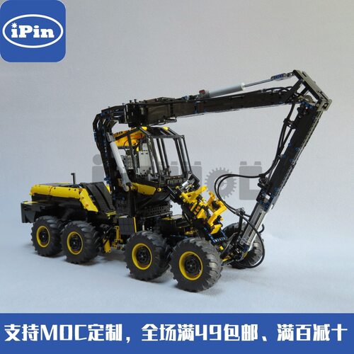MOC-39417 大型庞赛伐木机 4266pcs 国产拼装积木 组装 遥控
