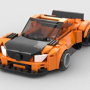 168541 电子图纸 梅赛D斯E63 283片 积木 AMG宽体车 MOC