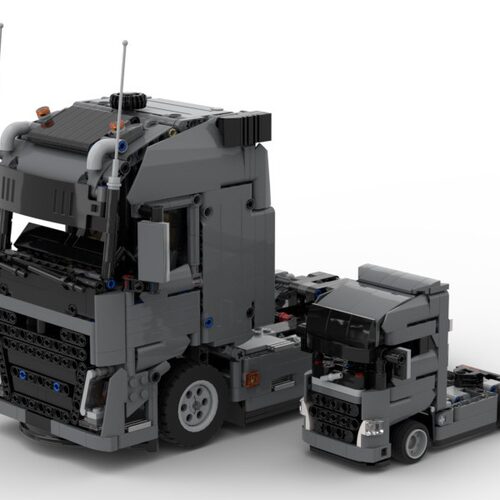 MOC-XM175 迷你沃尔WO 8格卡车 电子图纸 拼插积木 310片