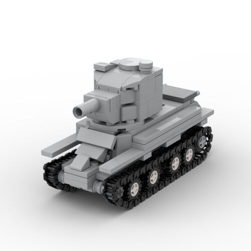 MOC-94472 储罐BT-42迷你坦克 纸质图纸 拼插积木 209片
