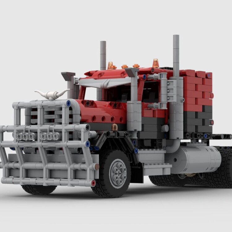 MOC-102814 澳大利亚卡车 国产积木 电子图纸 拼插积木 1424PCS