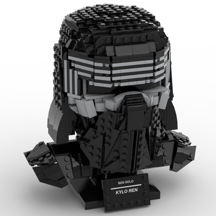 MOC-84160 小颗粒头盔  电子图纸 拼插积木 876PCS