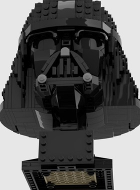 MOC-61274维德骑士头盔 电子图纸 拼插积木 691片