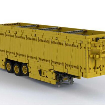 MOC-122057 积木卡车 电子图纸 15单位宽   2135PCS